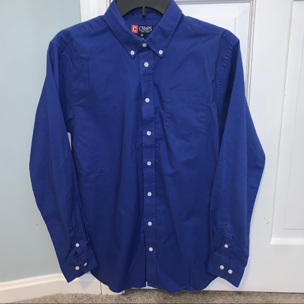 Chaps Blue Dress Shirt